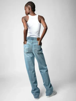 Fashion Zadig & Voltaire Evy Jeans Lightblue